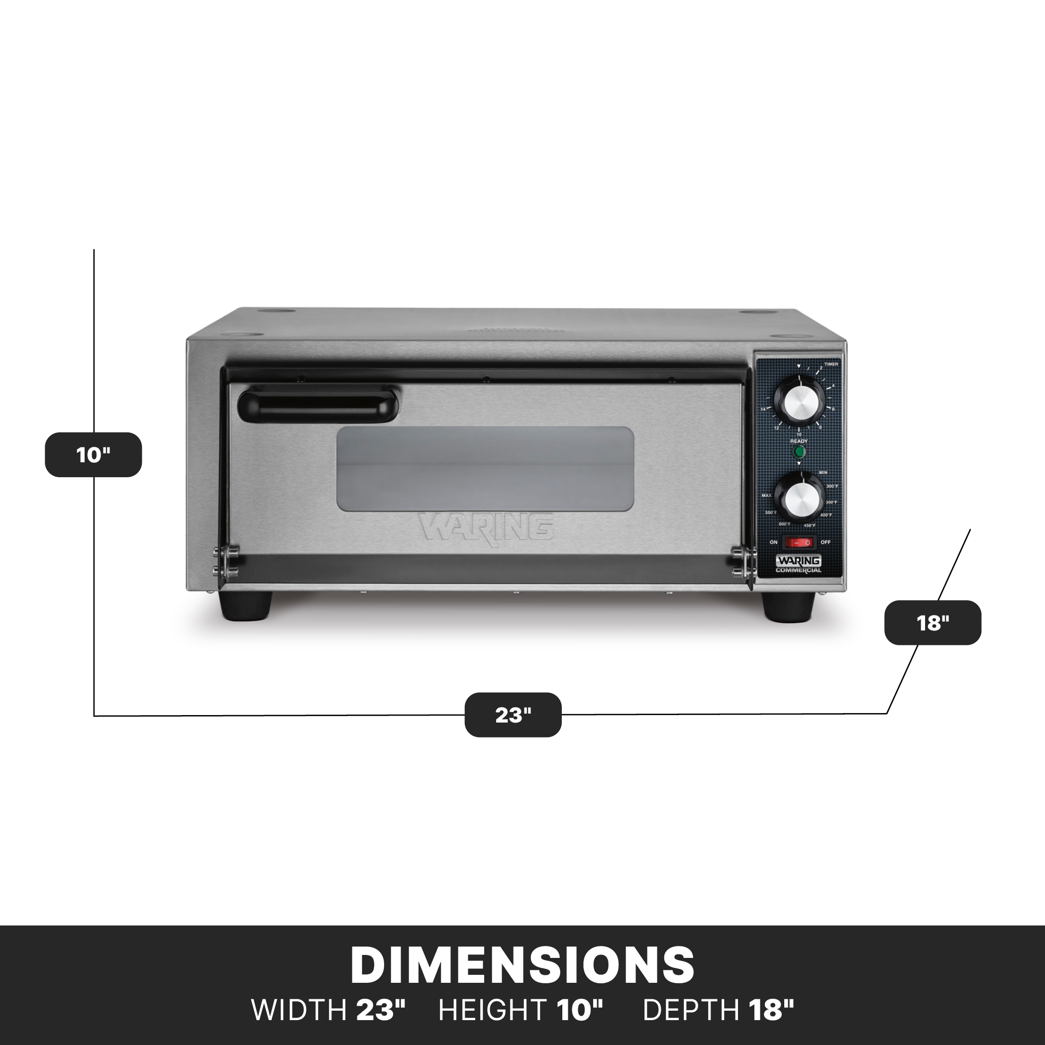 14" Single-Deck Pizza Oven